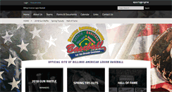 Desktop Screenshot of billingsalbaseball.org